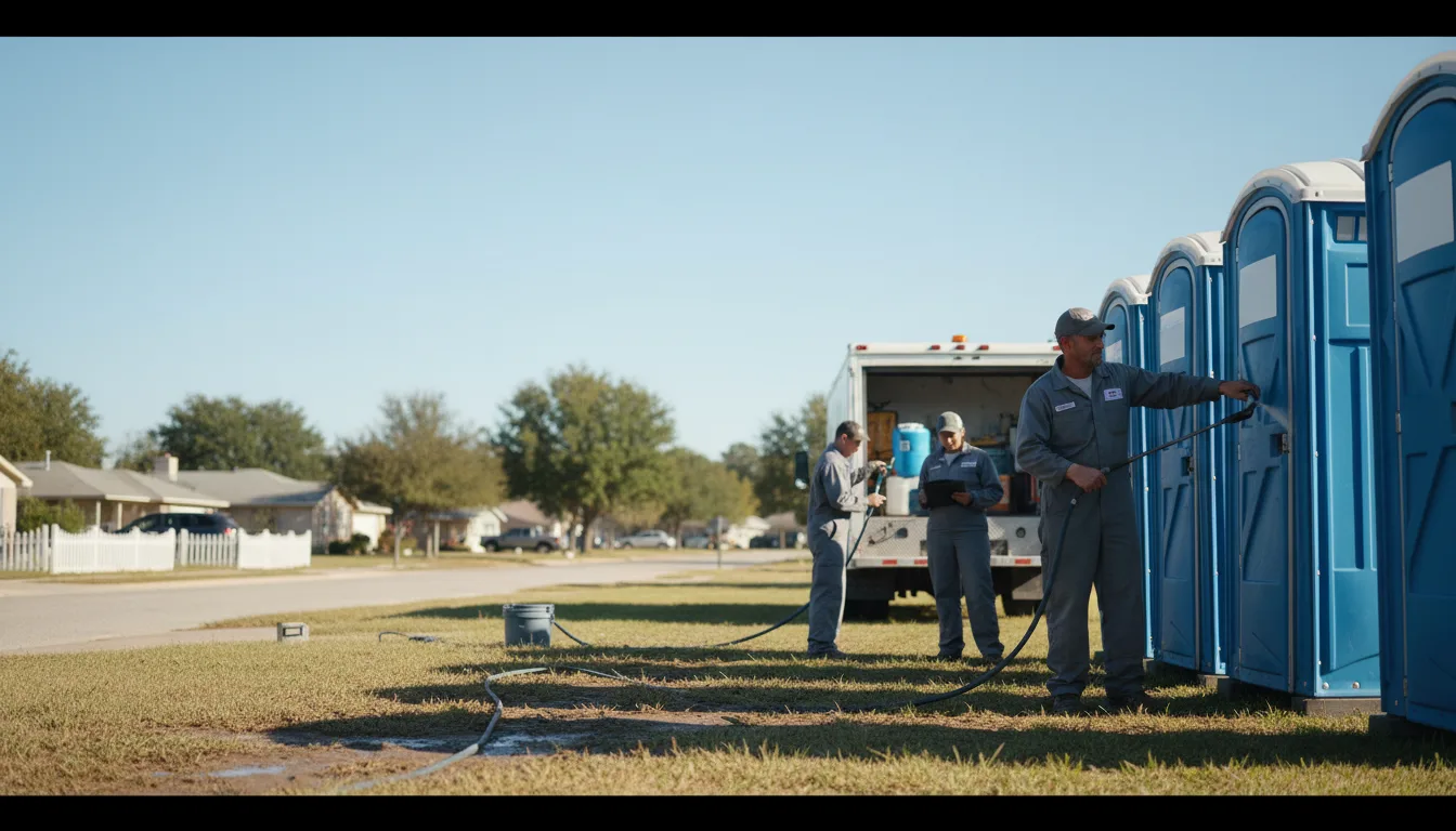 Long-Term Portable Toilet Rental in Woodlake, TX near me